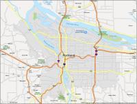 Portland Map Oregon