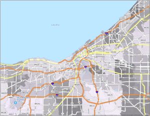 Cleveland Zip Code Map